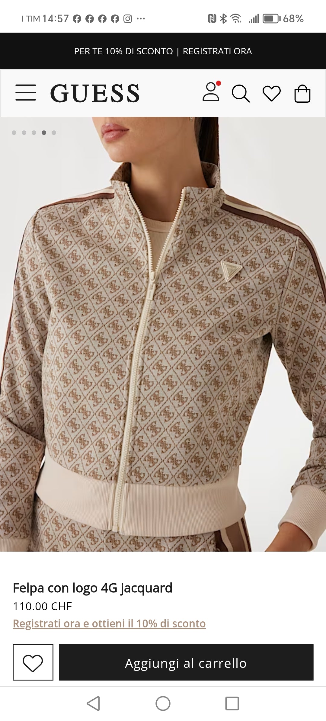 Tuta completa logata