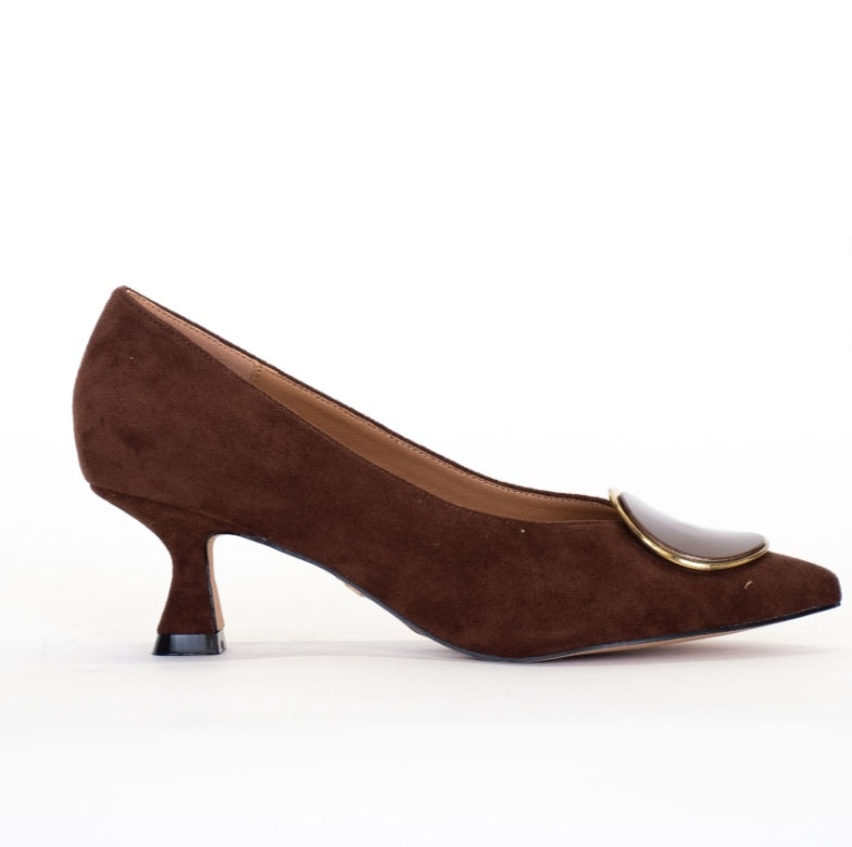 Décolleté eco camoscio Moro