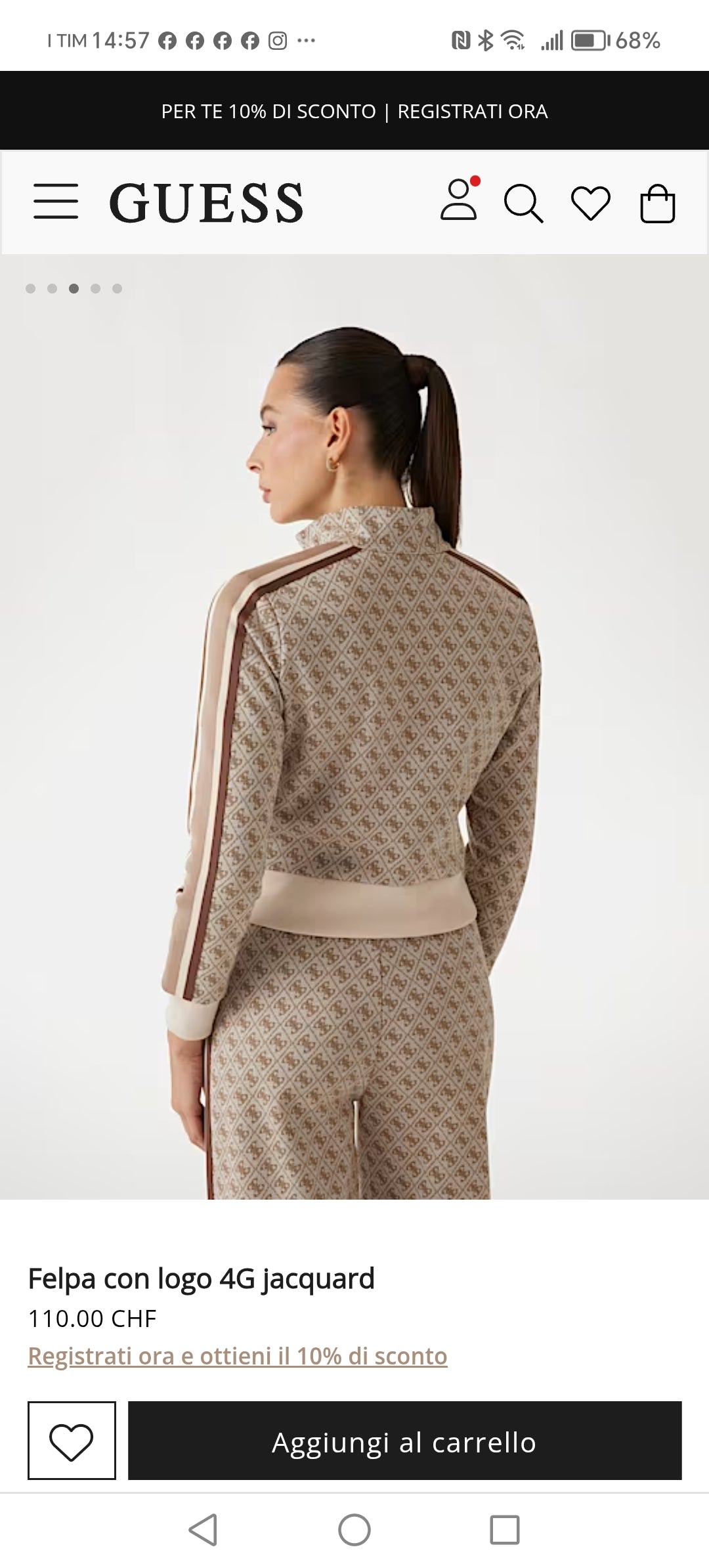 Tuta completa logata