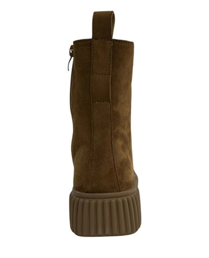 Gold & Gold GB1007 Camel – Anfibio in Ecocamoscio con Gioiello di Pietre