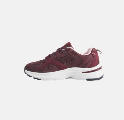 Sneaker donna YNot Mirto bordeaux LAR 17F1 vista laterale