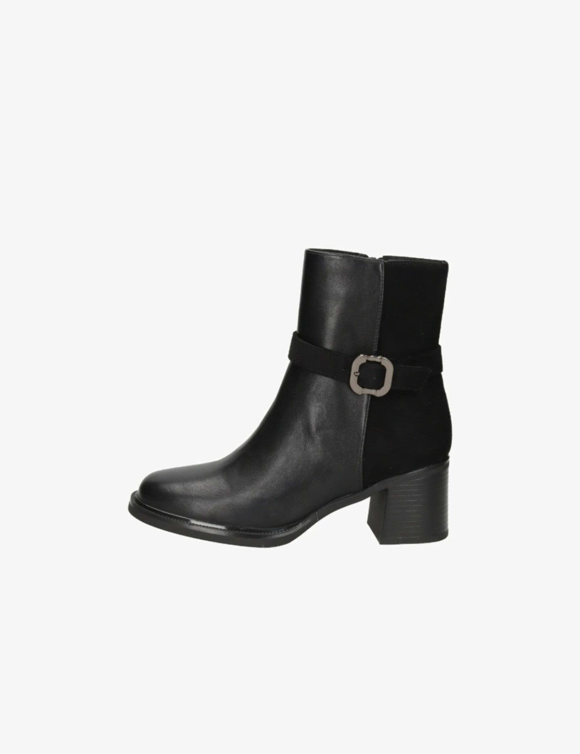 Stivaletto nero Gold and Gold GY507 vista laterale