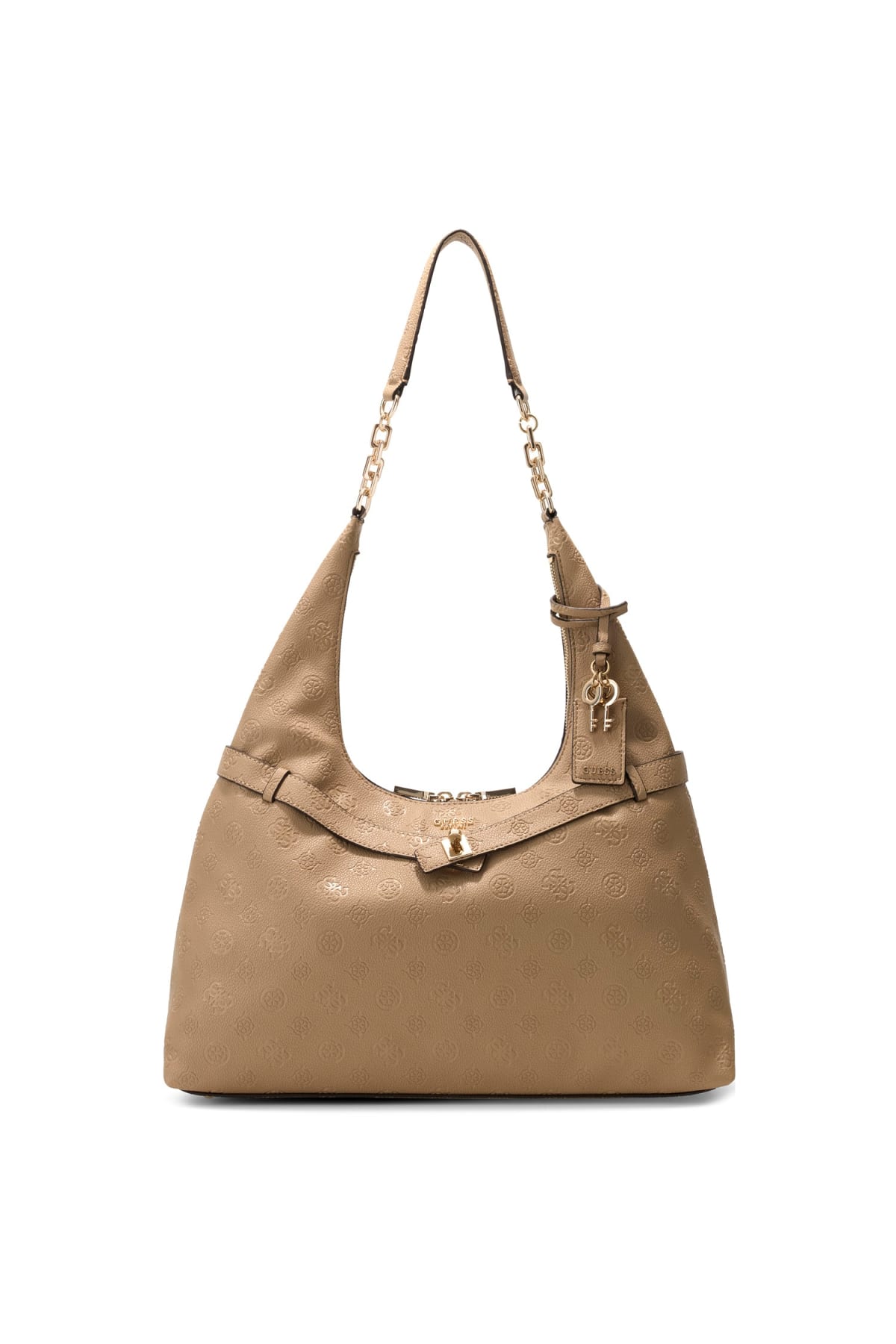 Borsa Guess HWPD97 46010 beige, vista frontale