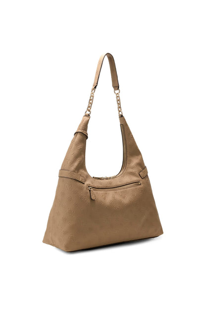 Borsa Guess HWPD97 46010 beige, vista laterale