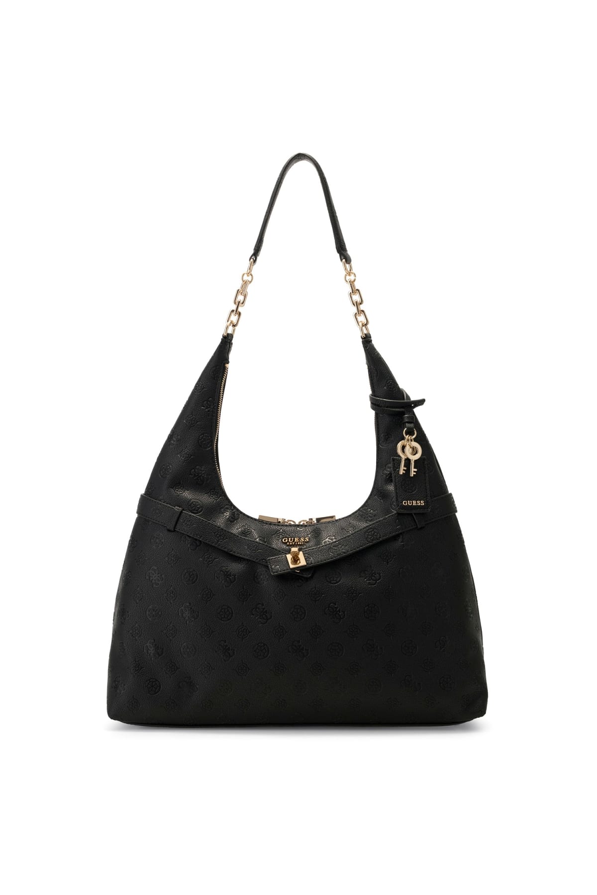 Borsa Guess HWPD97 46010 nera, vista frontale