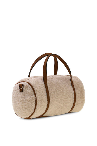 Borsa Guess HWWS23 25760 avorio effetto teddy dettaglio