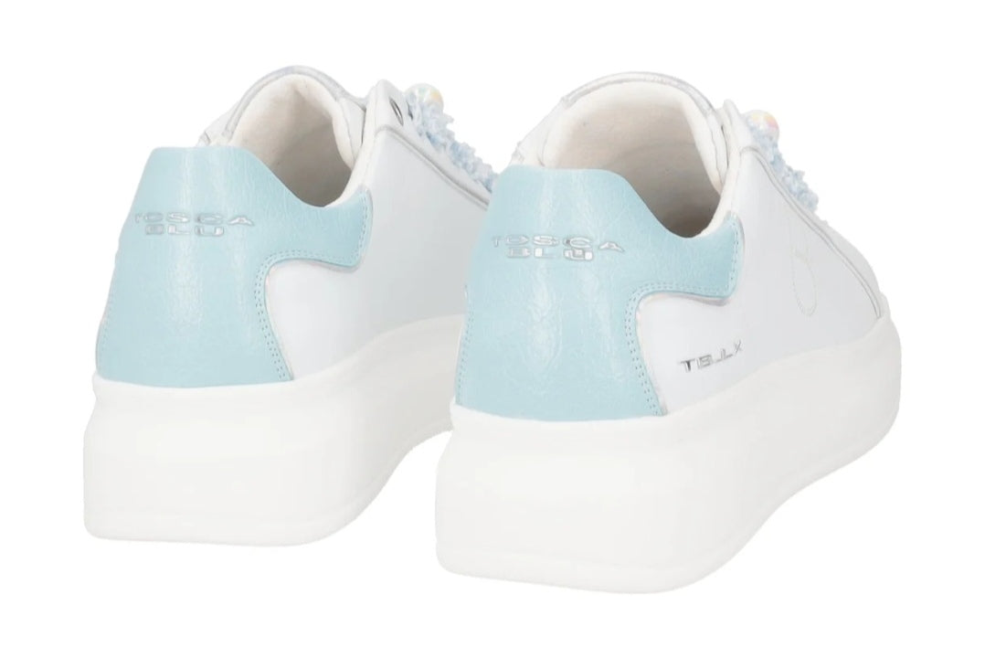 Sneachers Bellatrix effetto boreale Bianco/rosa o Bianco (azzurro