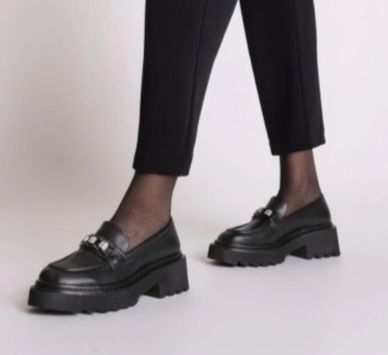 Mocassino  Lea con accessori