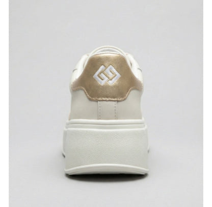 Sneakers cuori panna