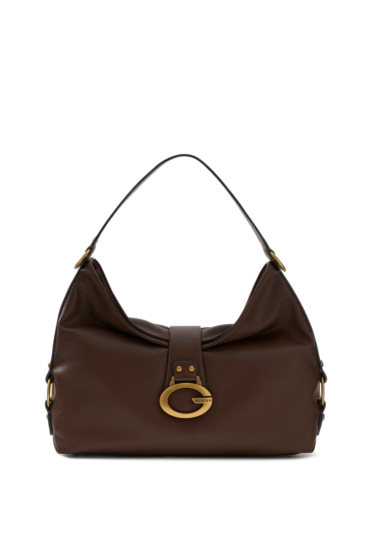 Borsa Guess donna marrone HWBB93 08020 con logo G dorato