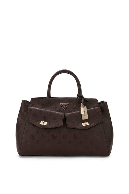 Borsa Guess donna HWPD22 22070 nera, vista frontale