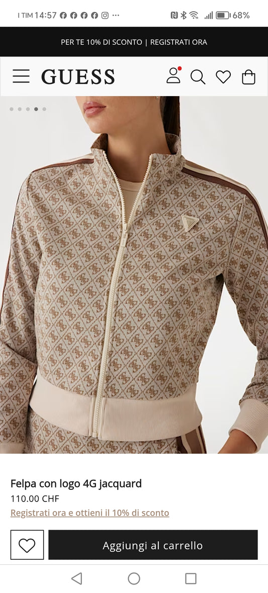 Tuta completa logata