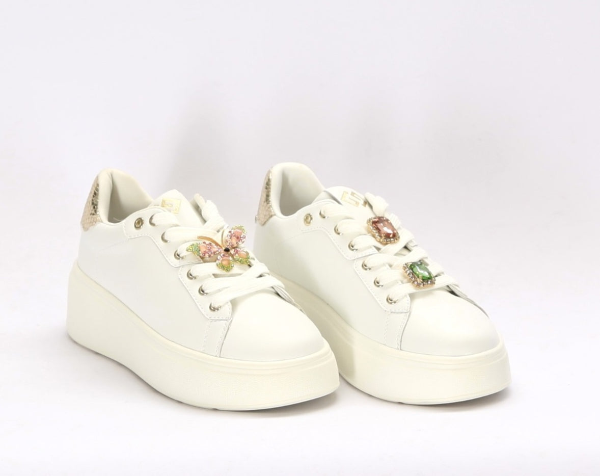 Sneacker farfalle toni rosa