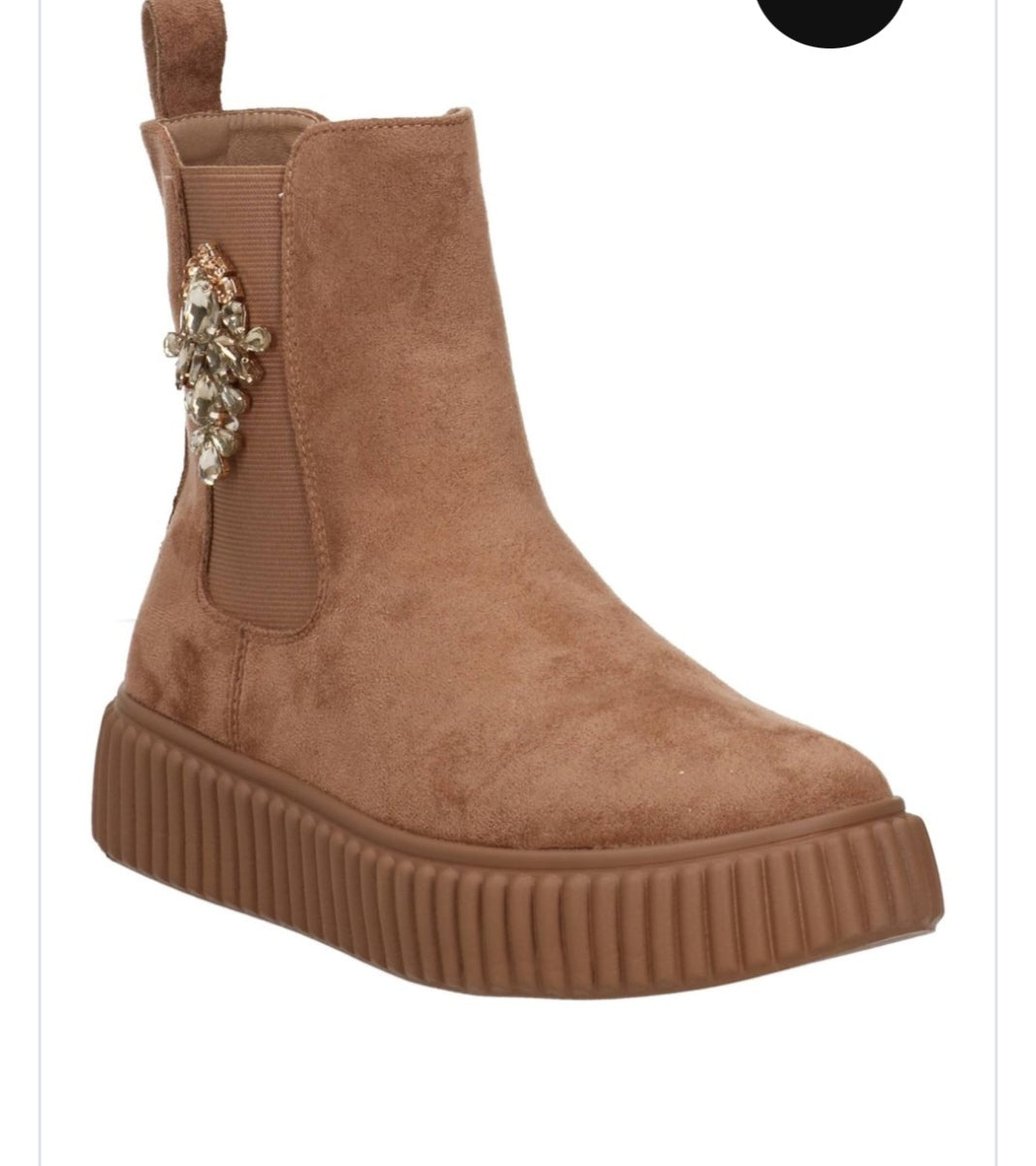 Tronchetto Swede cuoio