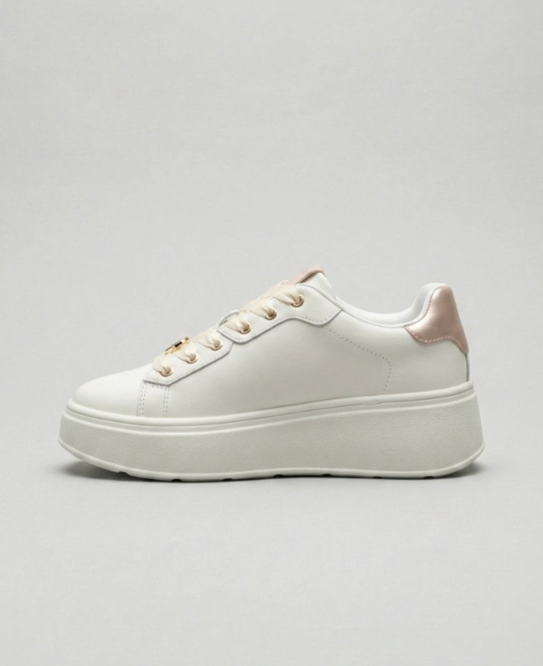 Sneakers cuori bianche