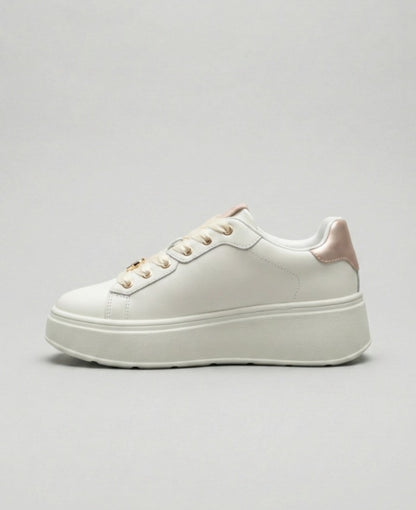 Sneakers cuori bianche