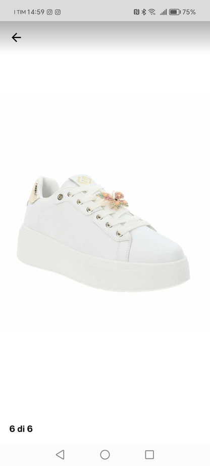 Sneacker farfalle toni rosa