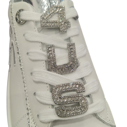 Sneakers alte argento