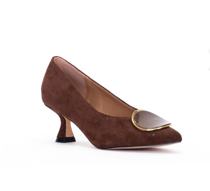 Décolleté eco camoscio Moro