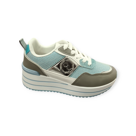 Sneakers tessuto alte