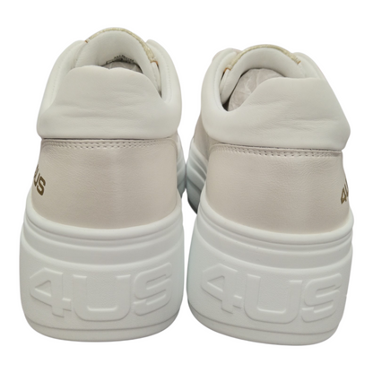 Sneakers avorio alte