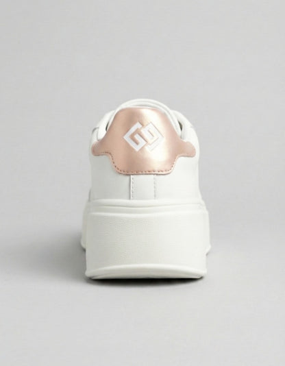 Sneakers cuori bianche
